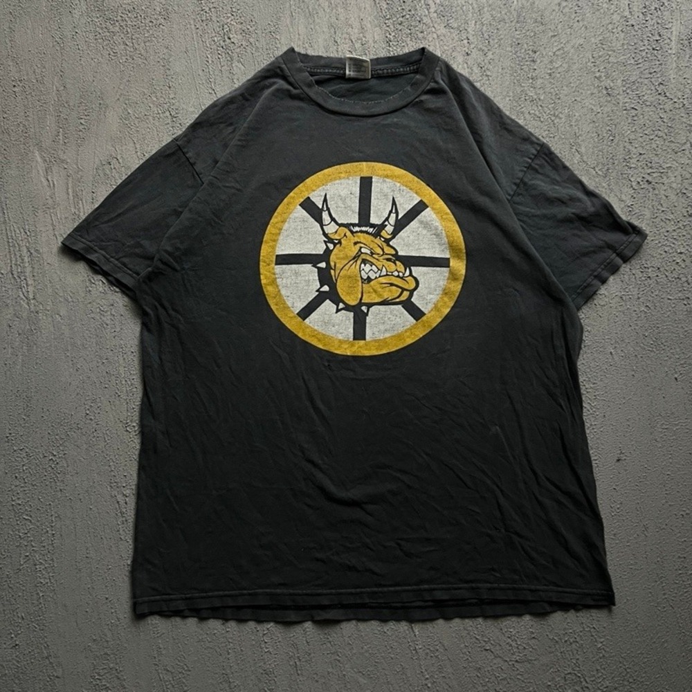 Vintage Mighty Mighty Bosstones Shirt XL Black 90s Bulldog 737 Boston Bruins